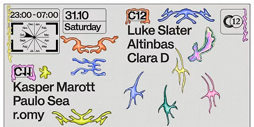 C12 Halloween w\/ Luke Slater, Kasper Marott, Clara D, Paulo Sea and more