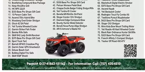 Khedive Shrine 9th Annual Sportsman\u2019s Raffle