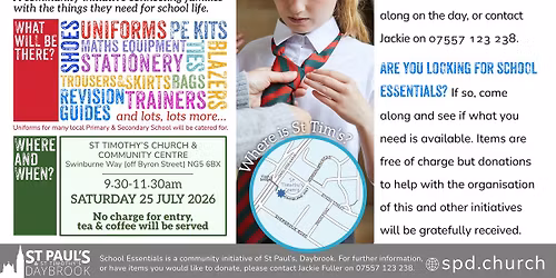 School Essentials Summer 2026