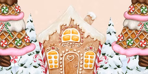 Gingerbread put caramic house workshop