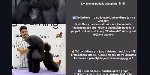 Kirpimo seminaras su Deivy Lozano