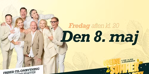 Premiere 8. maj kl. 20 - N\u00e6sten udsolgt \u00bb Odense Sommerrevy 2026