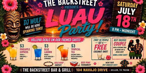 Flip Flops & Bass Drops: A Backstreet Luau