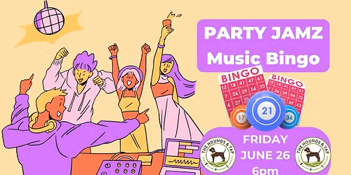 Music Bingo - FREE - PARTY JAMZ