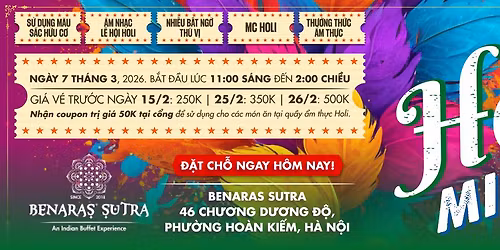 TP. H\u00e0 N\u1ed9i | L\u1ec5 h\u1ed9i S\u1eafc M\u00e0u & V\u0103n H\u00f3a \u1ea4n \u0110\u1ed9 - HOLI MILAN 2026