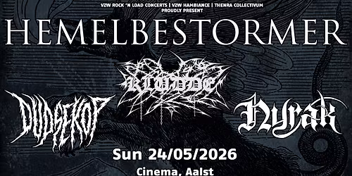 HEMELBESTORMER \/ KLUDDE - 25th Anniversary \/ DUDSEKOP \/ NYRAK \/\/ Cinema, Aalst