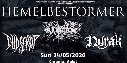 HEMELBESTORMER \/ KLUDDE - 25th Anniversary \/ DUDSEKOP \/ NYRAK \/\/ Cinema, Aalst