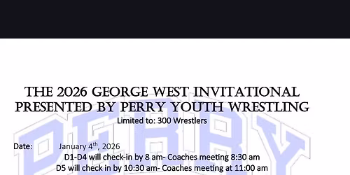 2026 George West Invitational 30th anniversary 