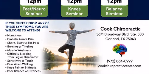 FREE Lunch Seminars - Feet, Knees & Balance