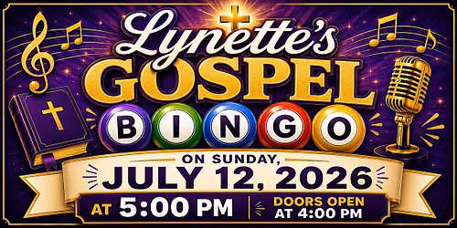 Lynette's  Gospel Music Bingo