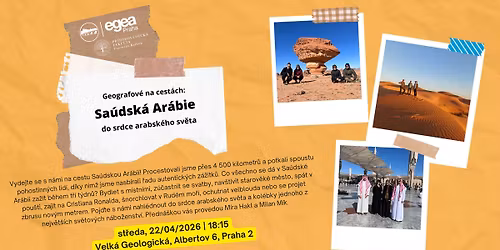Geografov\u00e9 na cest\u00e1ch: Sa\u00fadsk\u00e1 Ar\u00e1bie - do srdce arabsk\u00e9ho sv\u011bta
