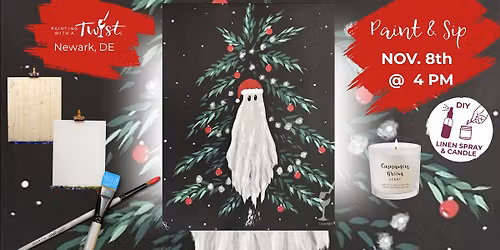 \ud83c\udfa8 Saturday Paint & Sip \u2013 Creative Fun in Newark, DE - Yuletide Spirit