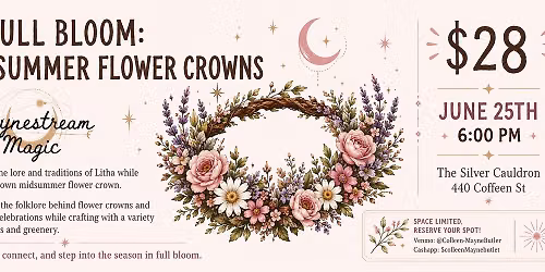 In Full Bloom: Midsummer Flower Crown 