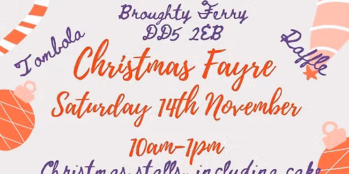 Christmas Fayre Table Booking Form