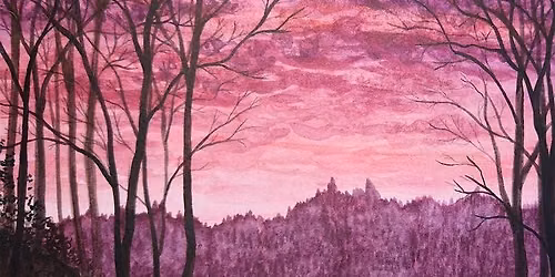 Framed Watercolor Landscapes Workshop - For Adults and Children