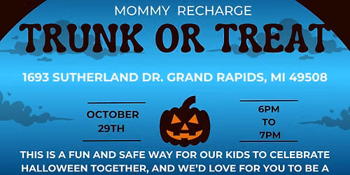 Mommy Recharge Trunk or Treat