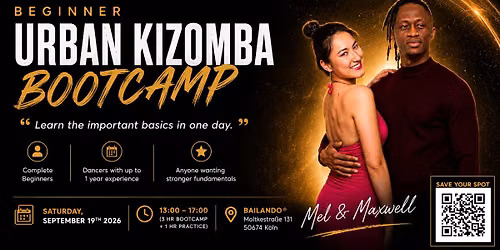 BEGINNER URBAN KIZOMBA BOOTCAMP - K\u00d6LN