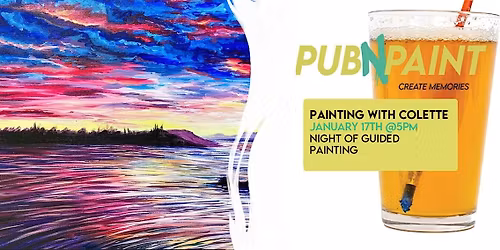 Rooster Paint Night with PubNPaint Jan 17th