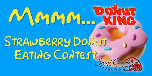 St. Charles Market Strawberry Donut Eating Contest