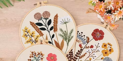 Embroidery Workshop - Learn to Embroider