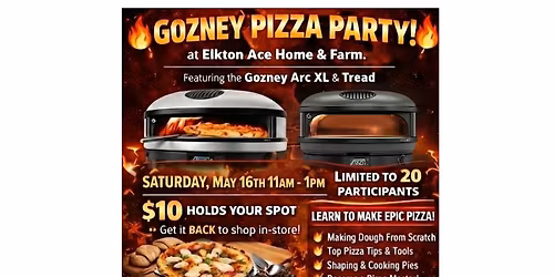 Gozney Pizza Party at Elkton Ace