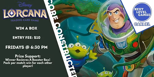 Disney Lorcana \u2013 Core Constructed Win-a-Box!