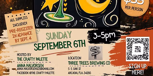 Sept 6th "Magical Margaritas" Paint and Sip Party