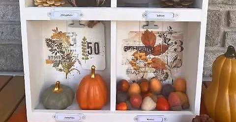 Autumn Shadow Box Make & Take