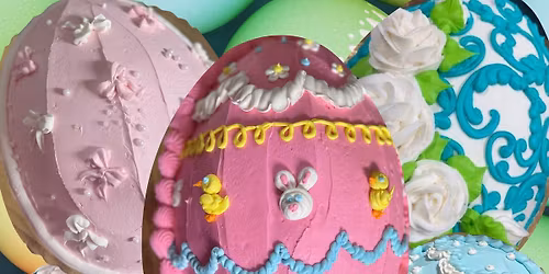 Easter egg cake decorating class