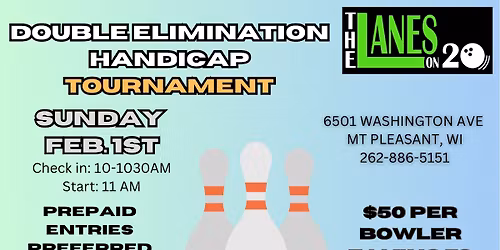Double Elimination Handicap Tournament 