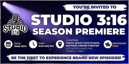 Studio 3:16 Season Premiere