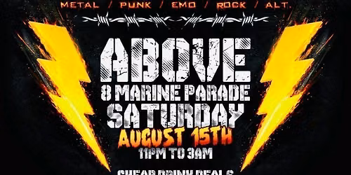 Guerilla Rocks - 20th Anniversary Party! Saturday 15th August @ Above