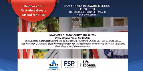 NAIFA NOV 5 INDUSTRY CE LUNCH MTG