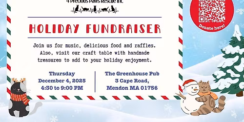 Holiday Fundraiser for Felines in Need. 