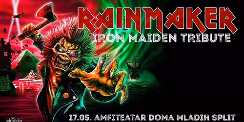 RAINMAKER - IRON MAIDEN TRIBUTE BAND @ AMFITEATAR DOMA MLADIH SPLIT