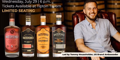 Watershed Bourbon Tasting at Tipton Tavern