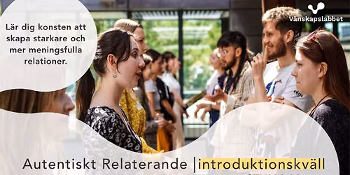 Introduktion i Autentiskt Relaterande 14 sep, Stockholm