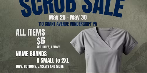Memorial Weekend Scrub Sale 