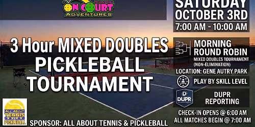 OCA Mixed Doubles Pickleball Tournament