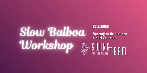 Slow Balboa Workshop 23.5.2026