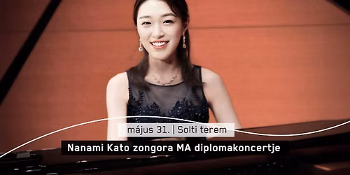Nanami Kato zongora MA diplomakoncertje