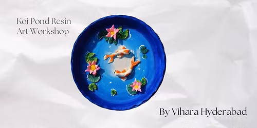 Koi Pond Resin Art