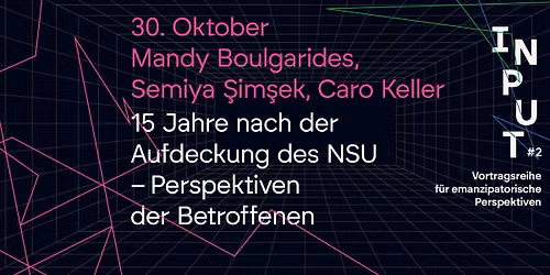 15 Jahre nach der Aufdeckung des NSU \u2013 Perspektiven der Betroffenen