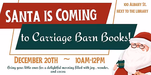 A Visit with Santa at Carriage Barn Books