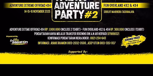 TASIK ADVENTUR PARTY 2
