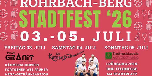 Rohrbach-Berg Stadtfest 2026
