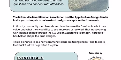 Creekwalk Design Preview