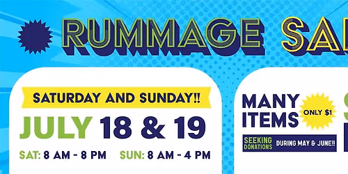 SMDP Rummage Sale