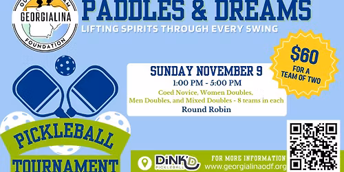 Paddles & Dreams - Pickleball Tournament