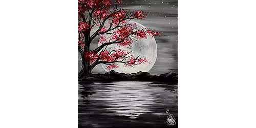 Stark Red Leaves on Trees - Paint and Sip in New Braunfels | Classpop!\u2122